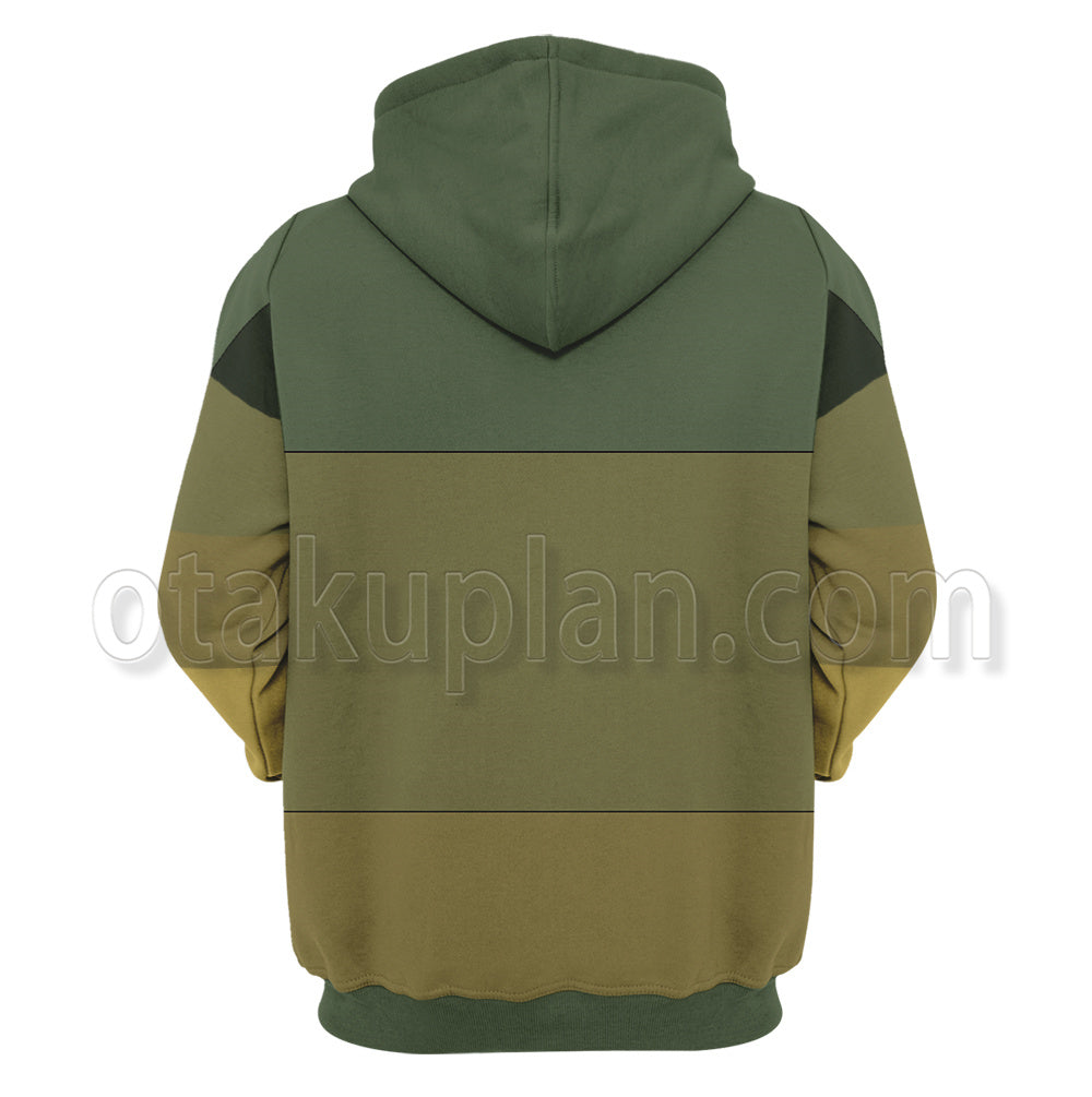 Invincible Shrinking Rae Green Uniform Cosplay Hoodie