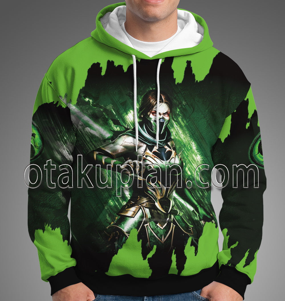 Jade Mortal Kombat Green Hoodie