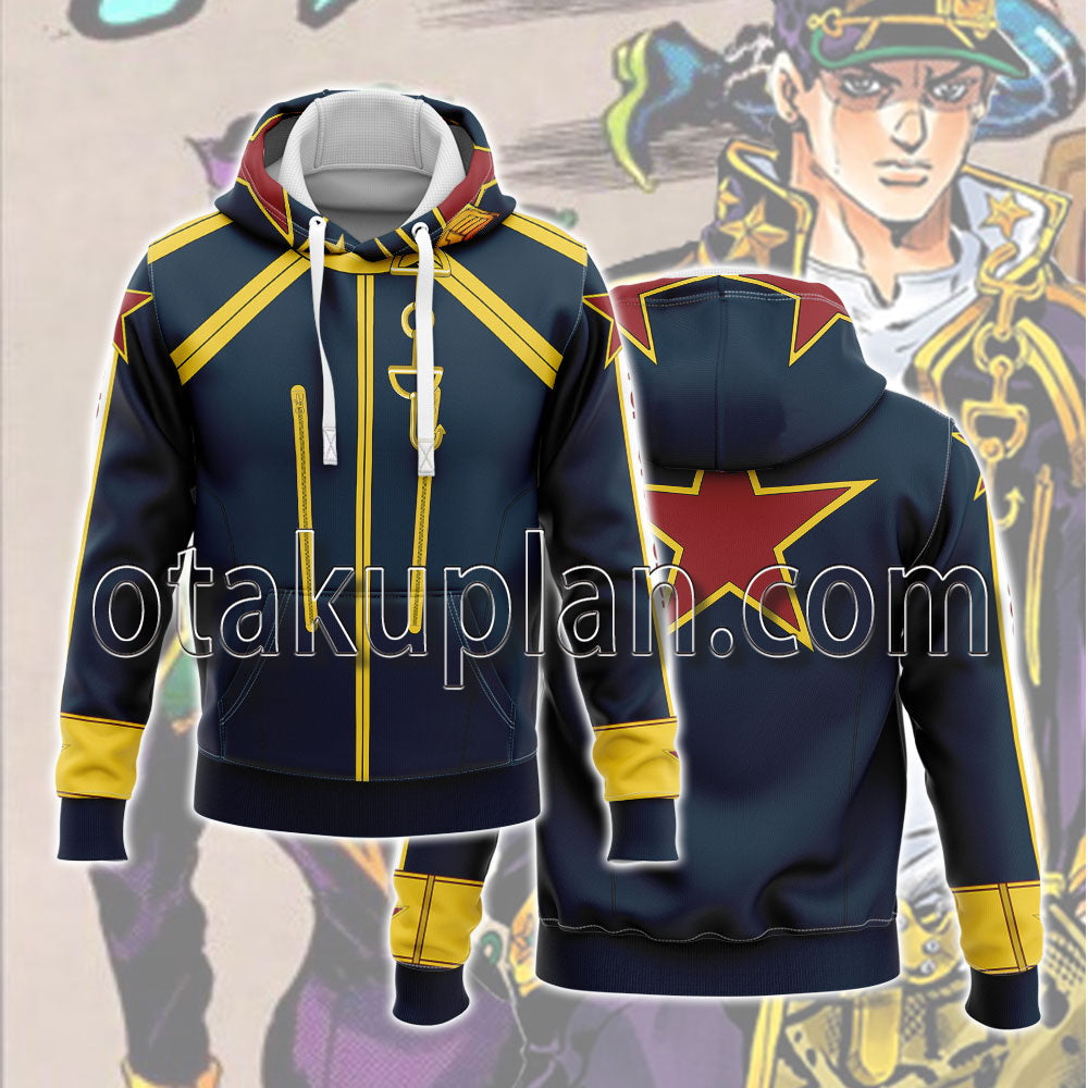Anime Stone Ocean Jotaro Kujo Cosplay Hoodie