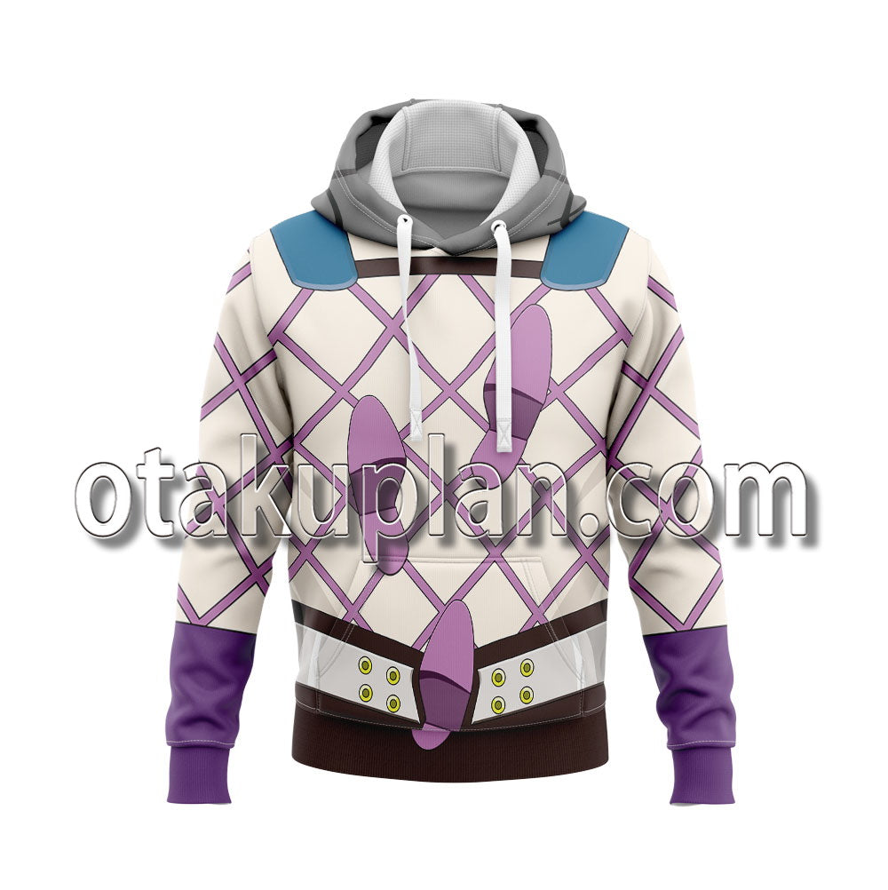Anime Stone Ocean Narciso Anasui Cosplay Hoodie