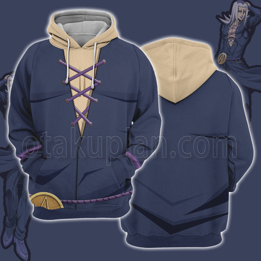 Anime Abbacchio Leone Cosplay Hoodie