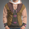 Anime Bizarre Pesci Brown Cosplay Hoodie