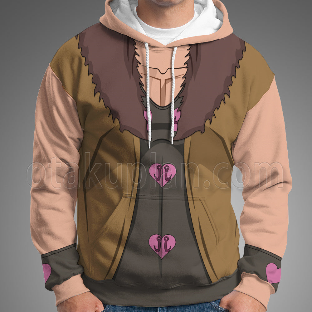 Anime Bizarre Pesci Brown Cosplay Hoodie