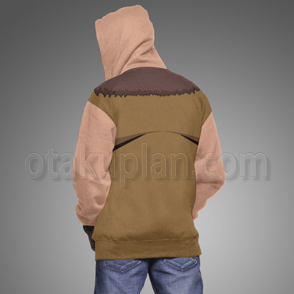 Anime Bizarre Pesci Brown Cosplay Hoodie
