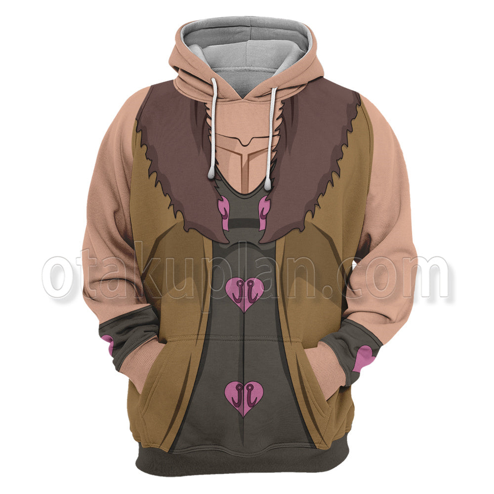 Anime Bizarre Pesci Brown Cosplay Hoodie