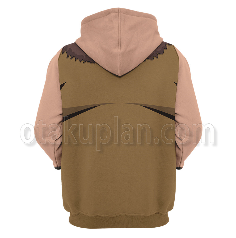 Anime Bizarre Pesci Brown Cosplay Hoodie