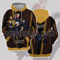 Anime Black Poster Hoodie