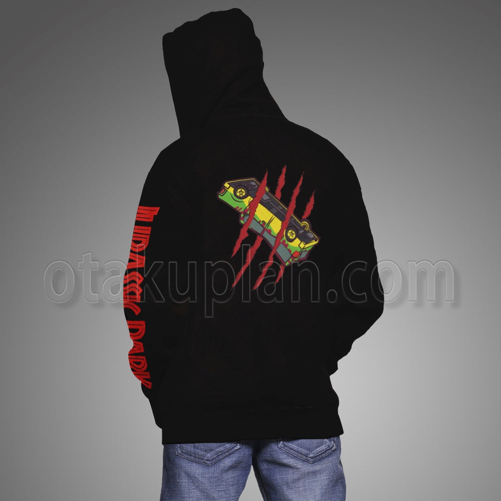 Jurassic Park 1993 Caution Alive Inside Black Hoodie