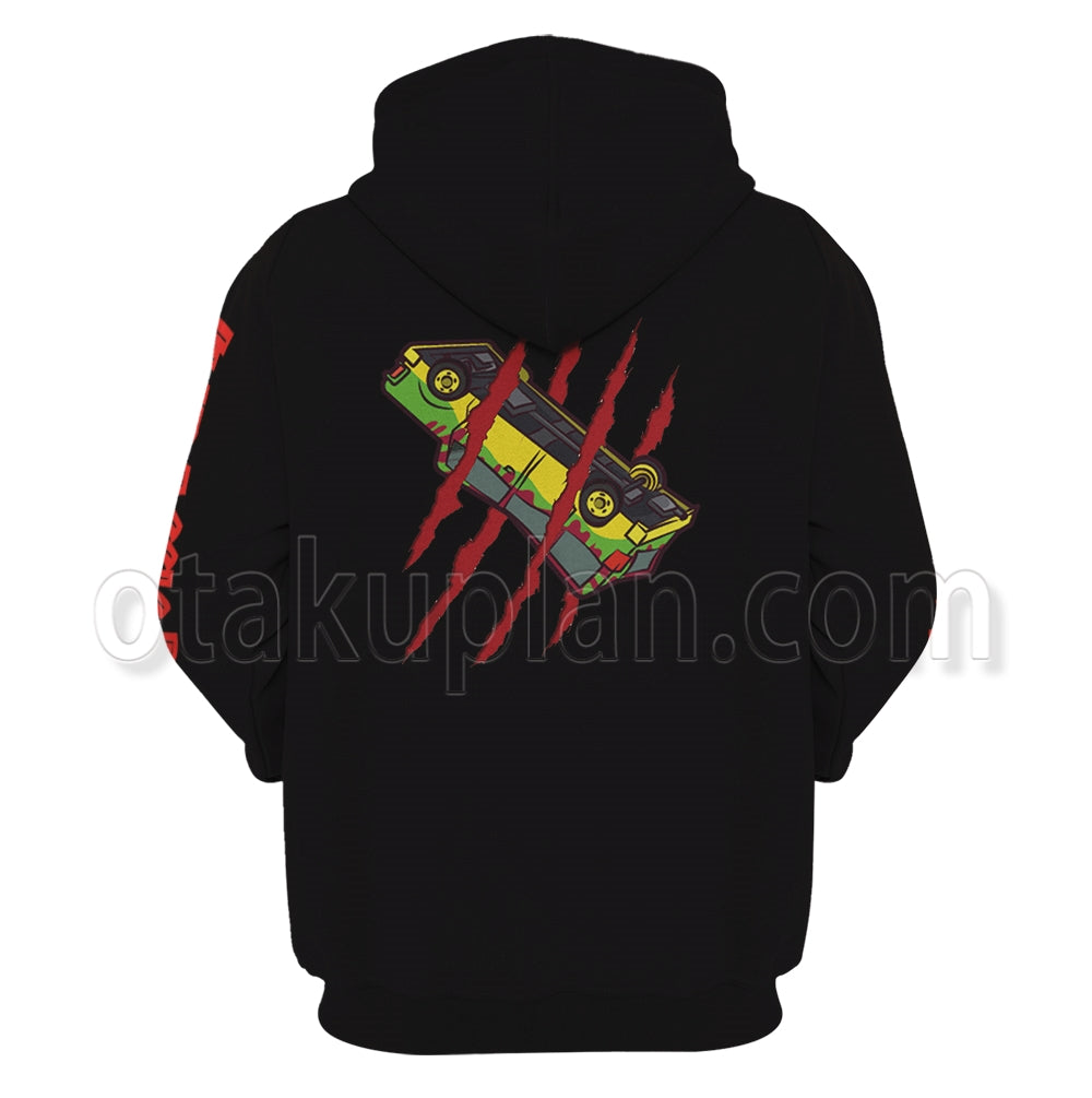 Jurassic Park 1993 Caution Alive Inside Black Hoodie