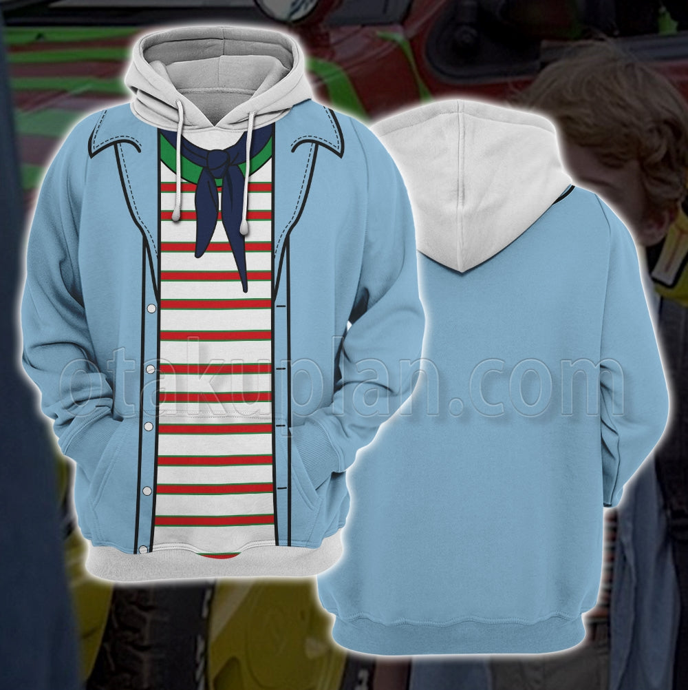 Jurassic Park Joseph Mazzello Uniform Cosplay Hoodie