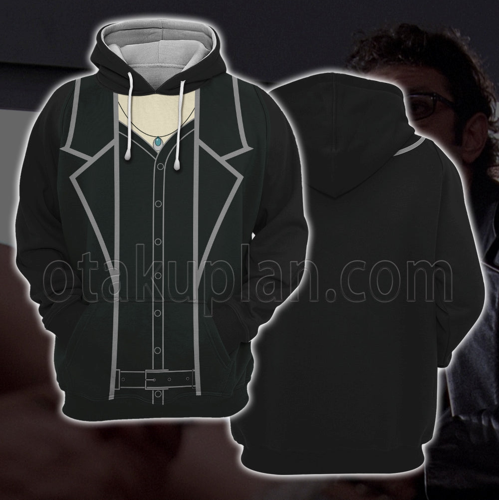 Jurassic Park Malcolm Uniform Cosplay Hoodie