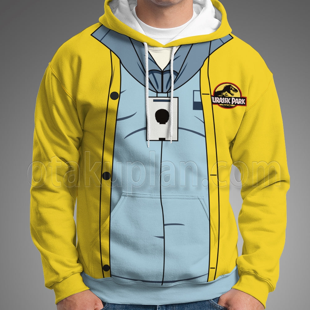 Jurassic Park Nedry Uniform Cosplay Hoodie