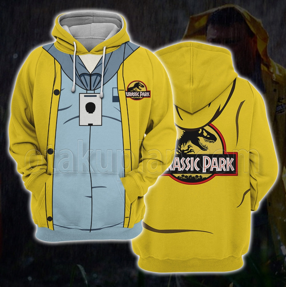 Jurassic Park Nedry Uniform Cosplay Hoodie