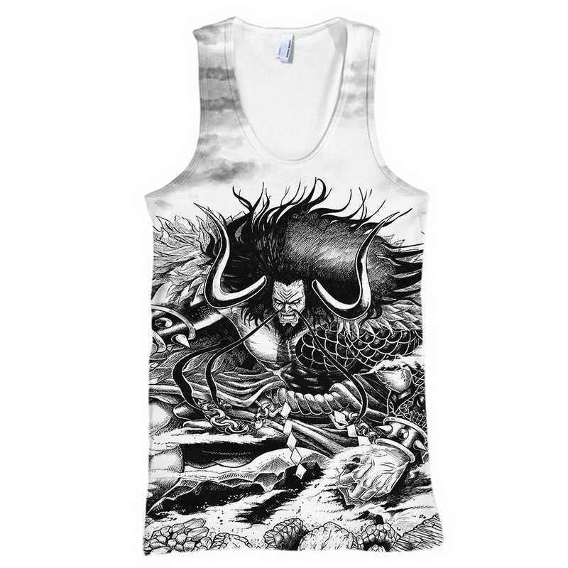 Kaido Black and White Hoodie / T-Shirt