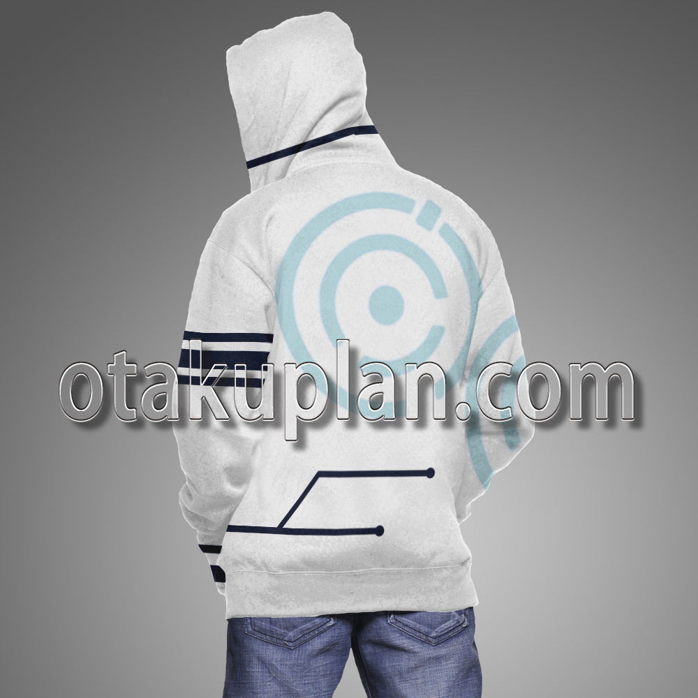 Kamikatsu Working For God In A Godless World Atar White Cape Cosplay Hoodie