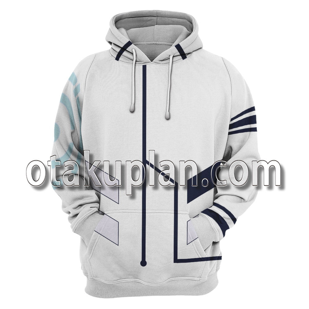 Kamikatsu Working For God In A Godless World Atar White Cape Cosplay Hoodie