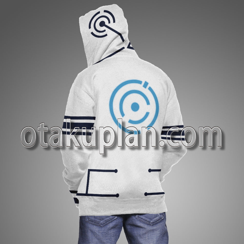 Kamikatsu Working For God In A Godless World Loki White Coat Cosplay Hoodie