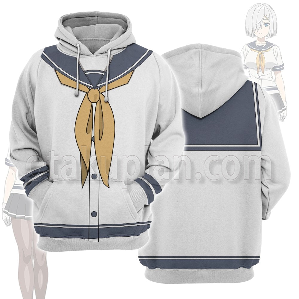 KanColle Itsuka Ano Umi de Hamakaze uniform Hoodie