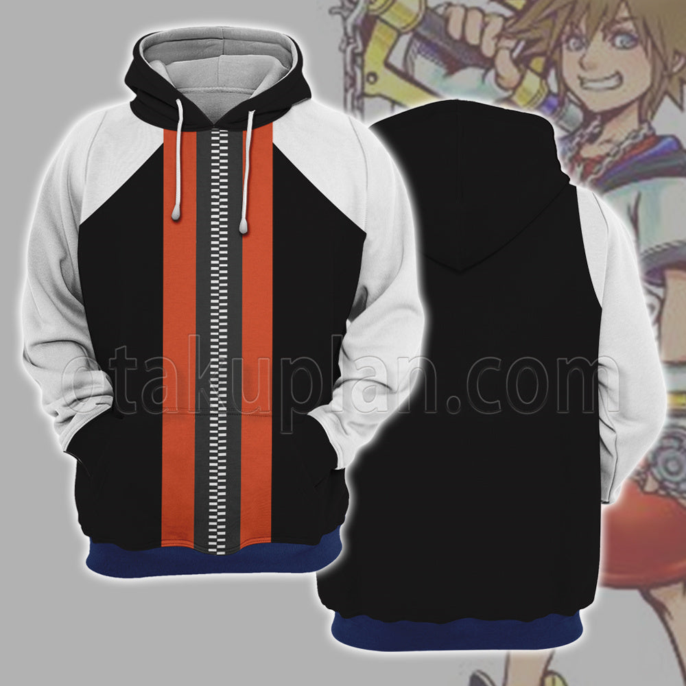 Kingdom Hearts 1 Sora Black Cosplay Hoodie