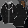 Kingdom Hearts 2 Organization Roxas Black Cosplay Hoodie