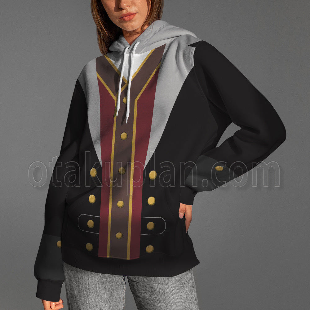Kingdom Hearts 3 Pirate Sora Black Cosplay Hoodie