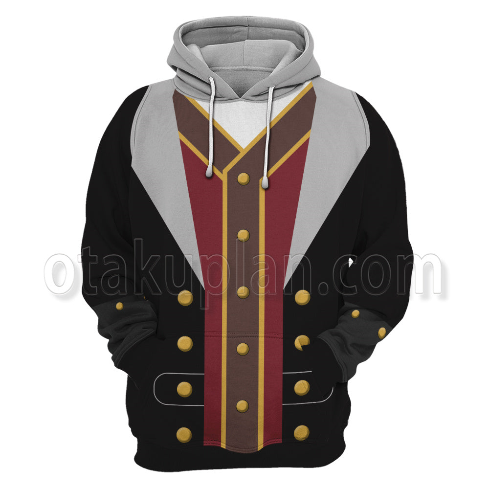 Kingdom Hearts 3 Pirate Sora Black Cosplay Hoodie