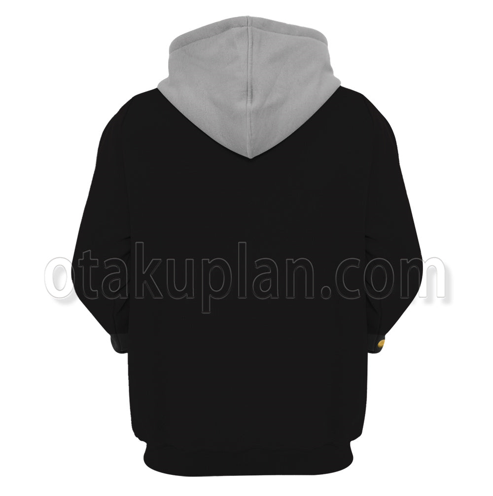Kingdom Hearts 3 Pirate Sora Black Cosplay Hoodie