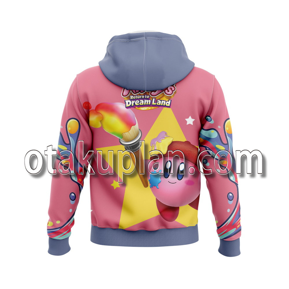 Kirby Star Wallpaper Hoodie