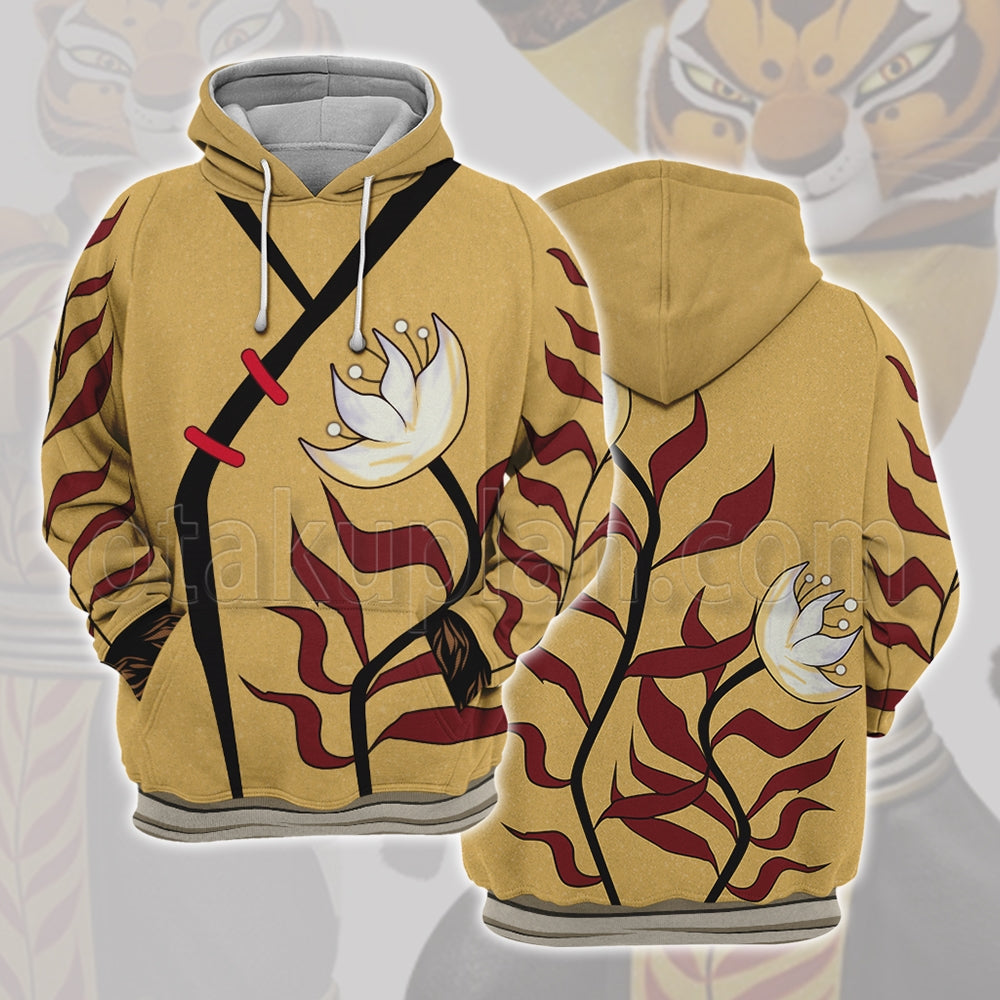 Kung Fu Panda Tigress Martial Arts Robe Cosplay Hoodie