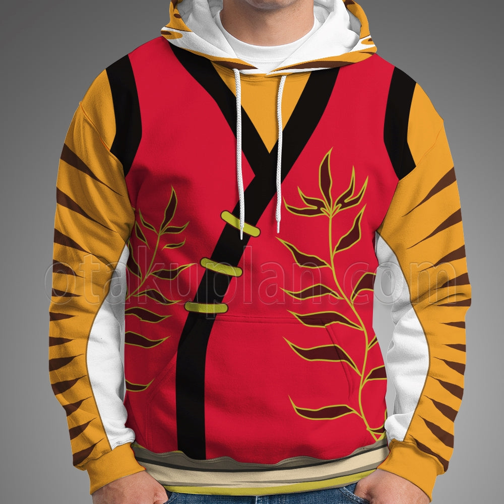 Kung Fu Panda Tigress Sleeveless Cosplay Hoodie