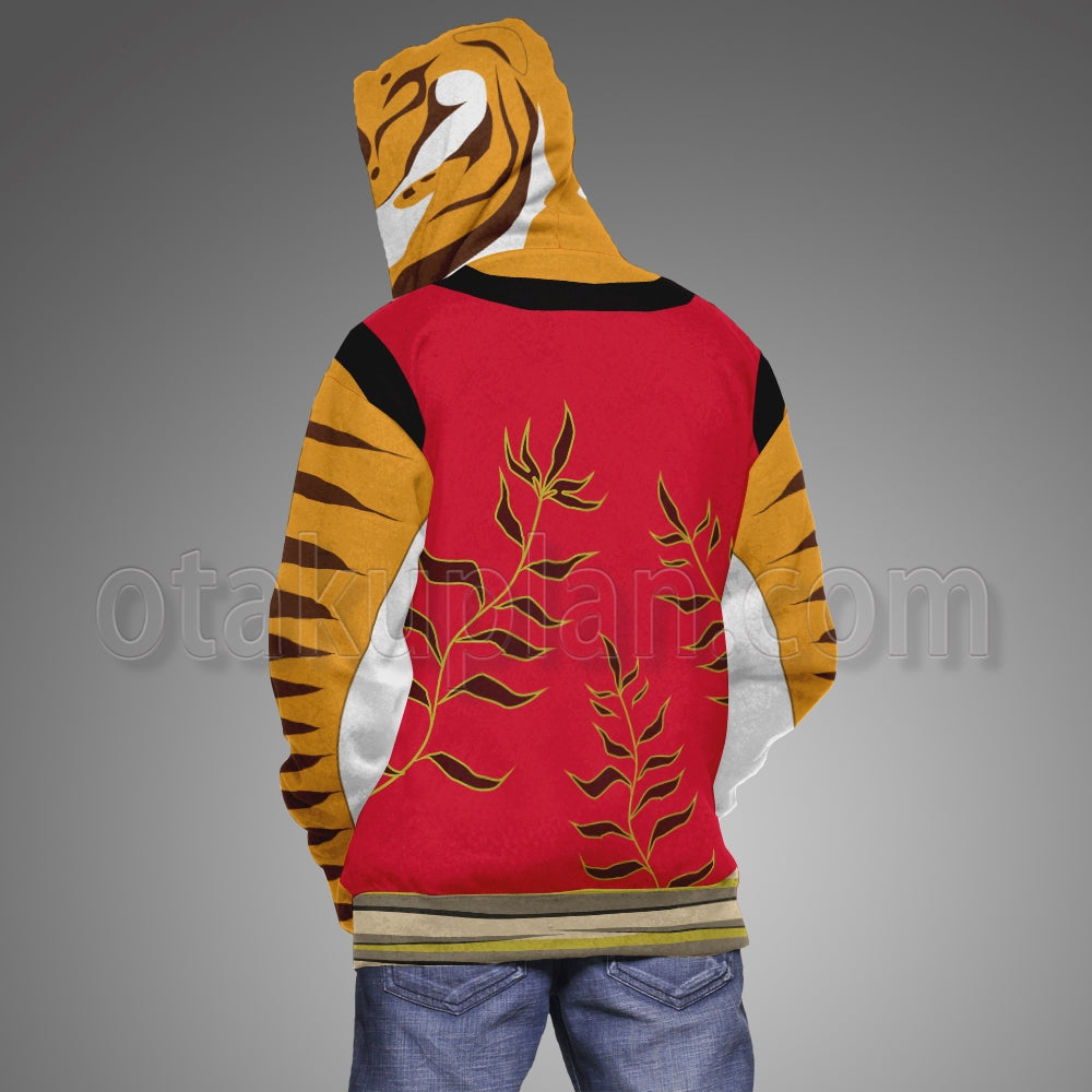 Kung Fu Panda Tigress Sleeveless Cosplay Hoodie