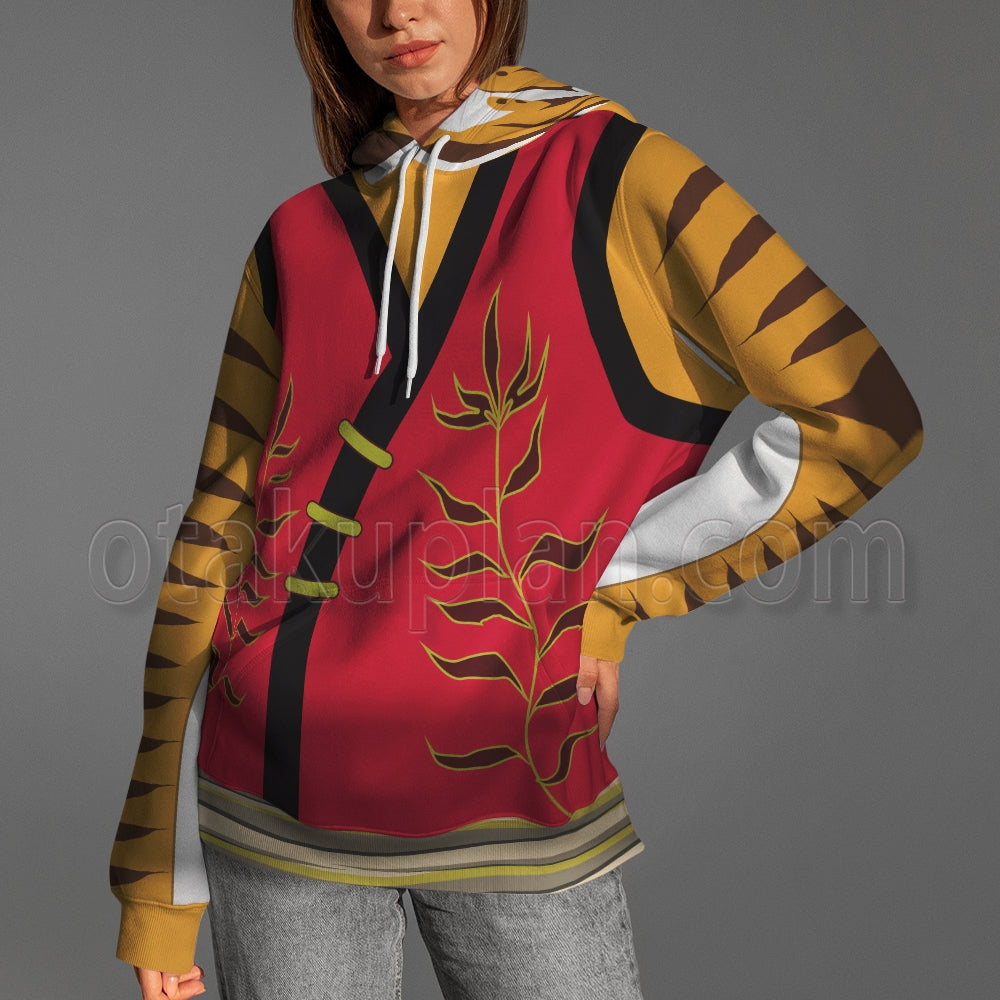 Kung Fu Panda Tigress Sleeveless Cosplay Hoodie
