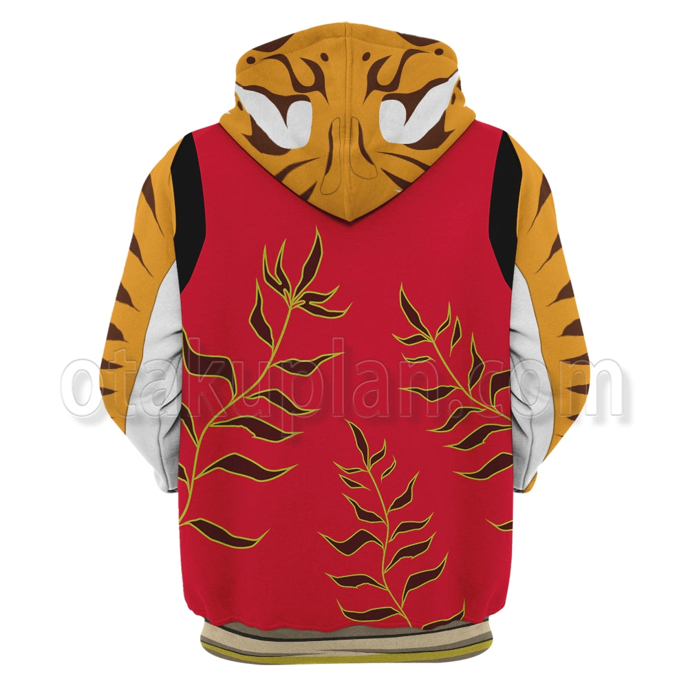Kung Fu Panda Tigress Sleeveless Cosplay Hoodie