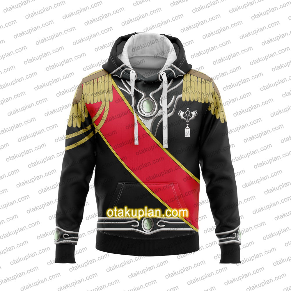 Legend of The Galactic Heroes Von Lohengramm Reinhard Ceremony Costume Cosplay Hoodie