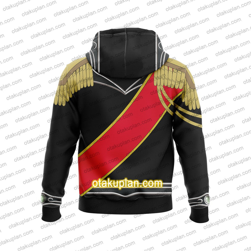 Legend of The Galactic Heroes Von Lohengramm Reinhard Ceremony Costume Cosplay Hoodie
