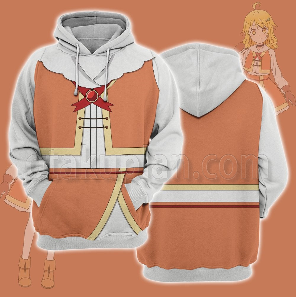 Level 1 dakedo Unique Skill de Saikyou desu Brown Emily Uniform Cosplay Hoodie