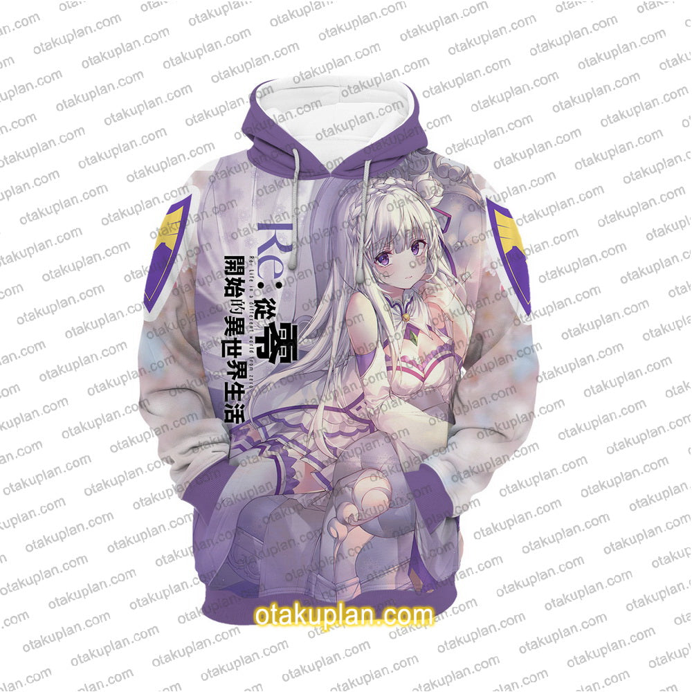 Life In A Different World From Scratch Emilia Hoodie