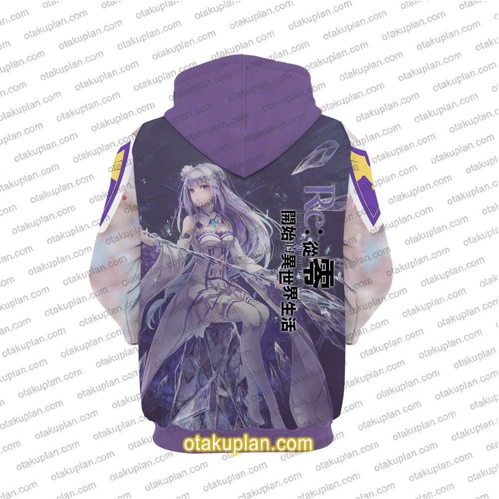Life In A Different World From Scratch Emilia Hoodie