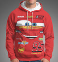 Lightning Mcqueen Race Car Cosplay Hoodie