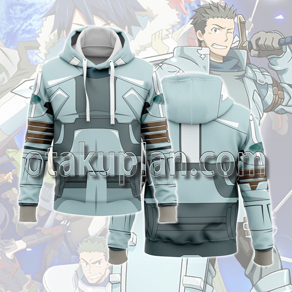 Log Horizon Destruction of the Round Table Naotsugu Gray armor Cosplay Hoodie