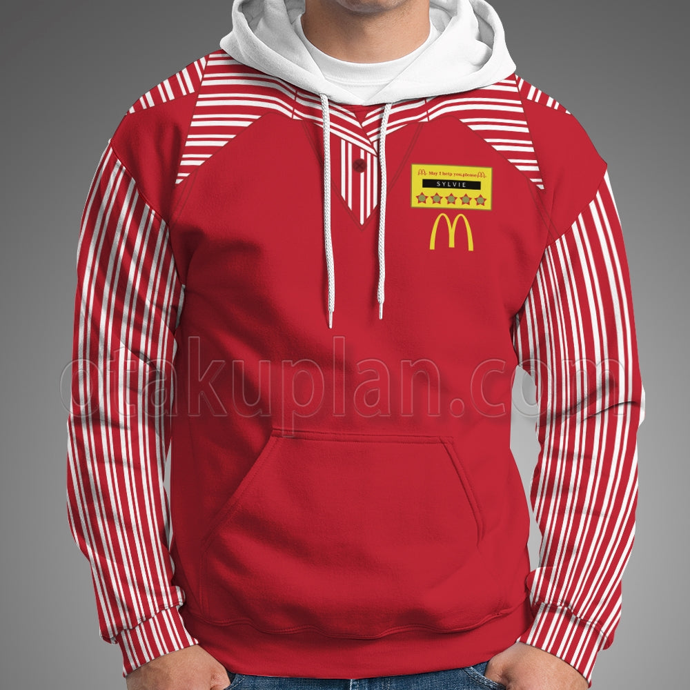 Loki Season 2 Sylvie Classic Mcdonald Uniform Cosplay Hoodie