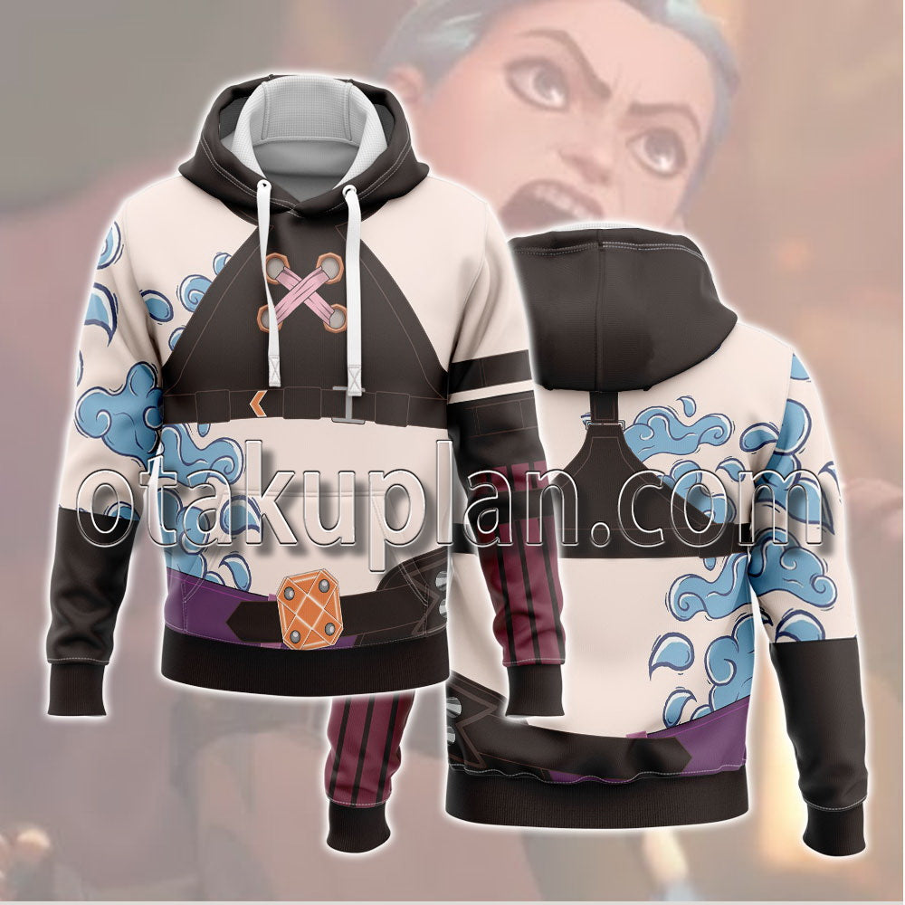 LOL League of Legends Arcane Jinx Cosplay Hoodie