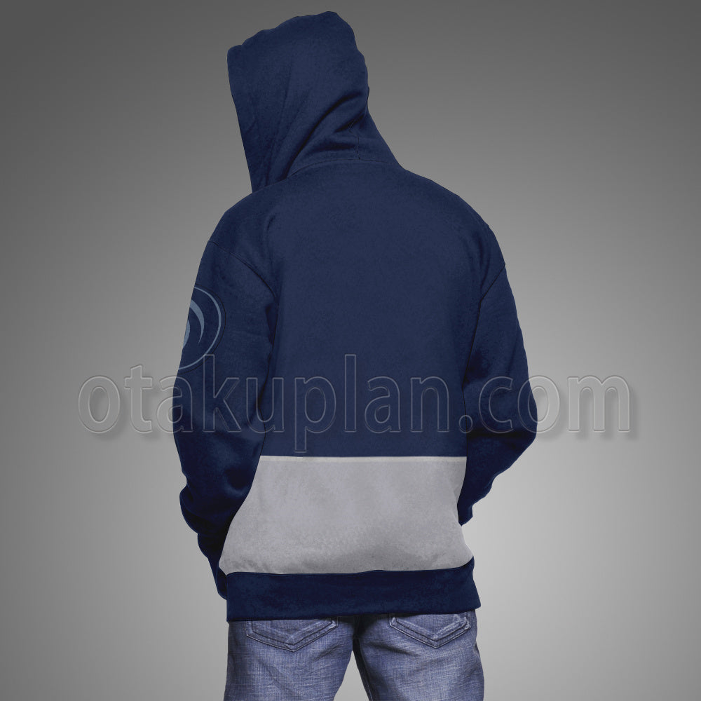Lycoris Recoil Takina Inoue Blue Uniform Cosplay Hoodie