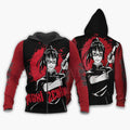 Maki Zenin Hoodie Custom Monochrome