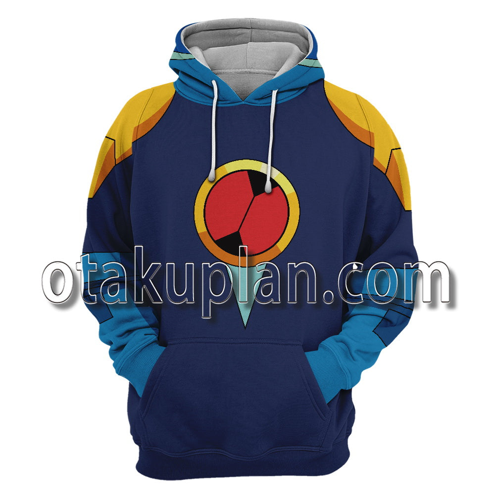 Mega Man EXE Cosplay Hoodie