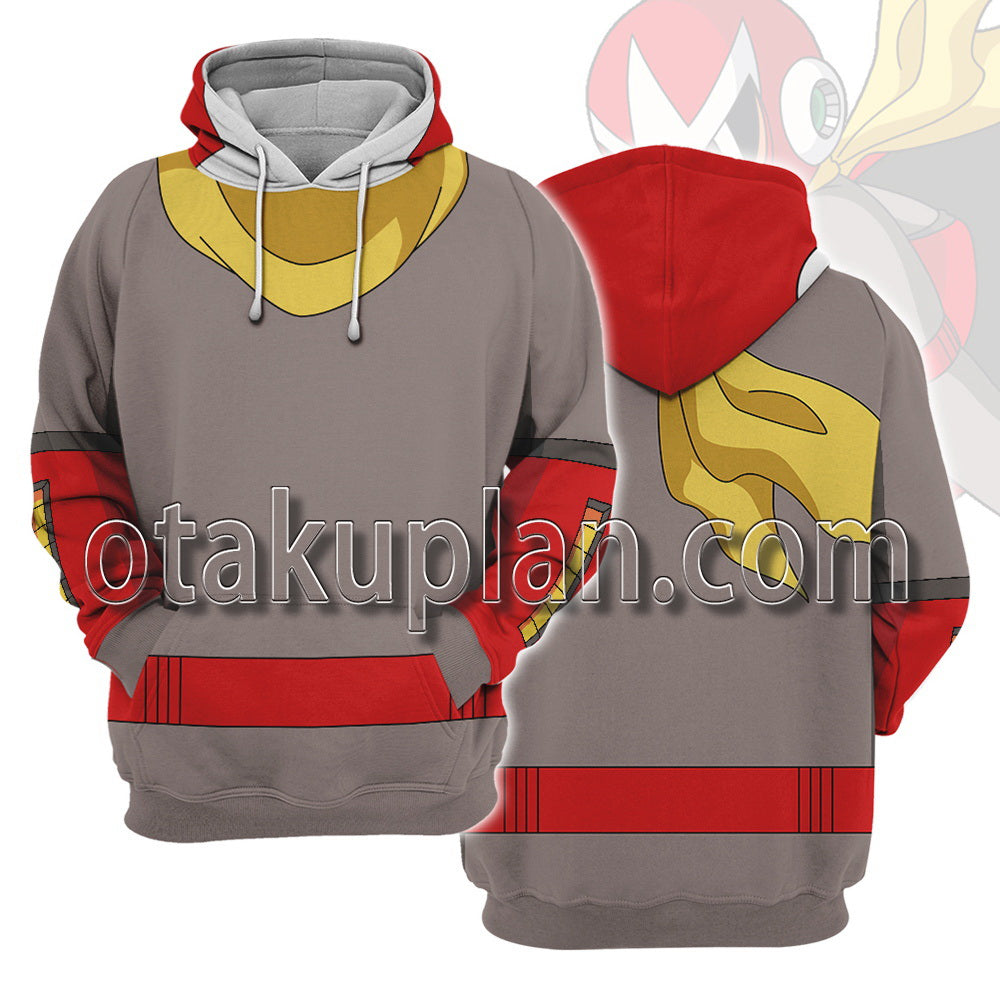 Mega Man Proto Man Cosplay Hoodie