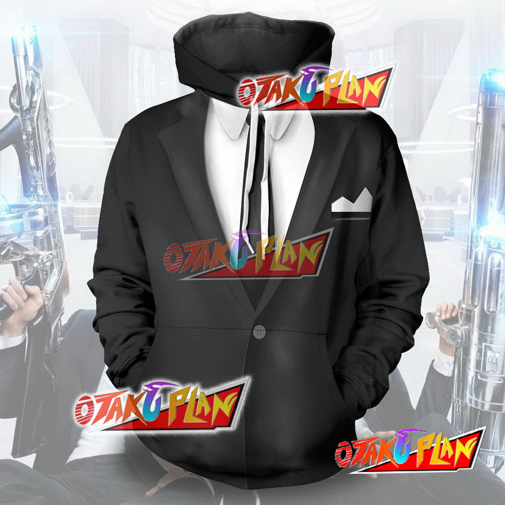 Men in Black Suit Unisex Pullover Hoodie