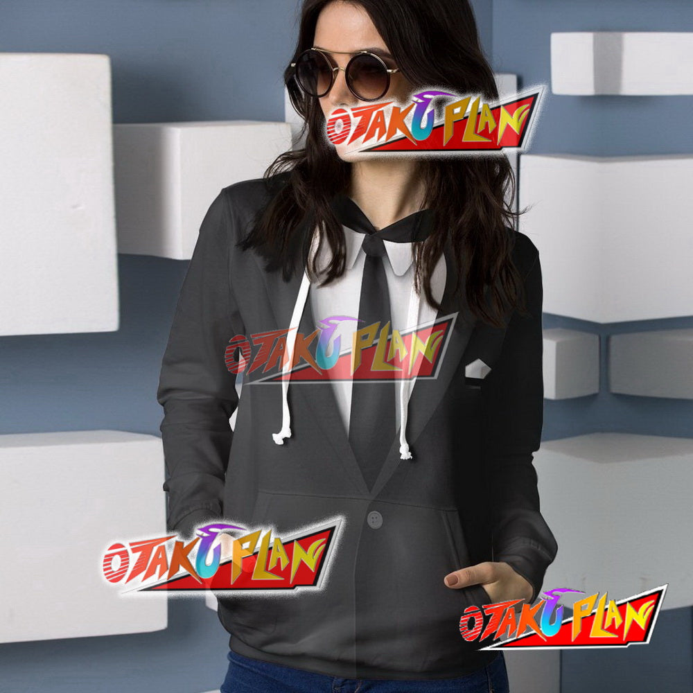 Men in Black Suit Unisex Pullover Hoodie