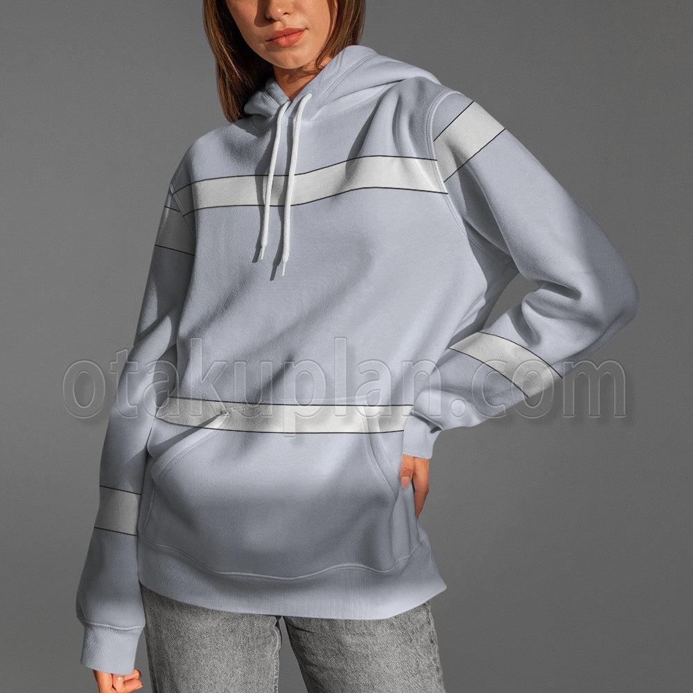 Mf Ghost Katagiri Kanata White Line Cosplay Hoodie