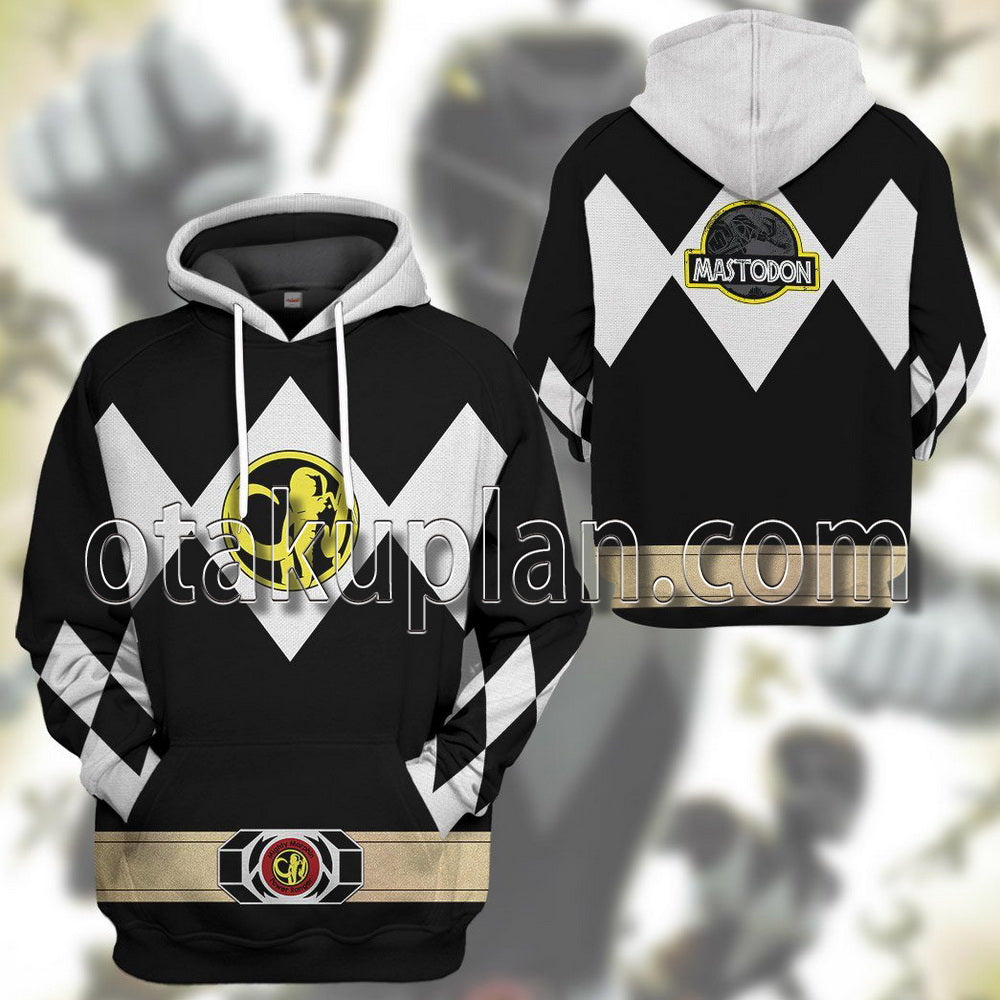 Mighty Morphin Power Ranger Black T-Shirt / Hoodie